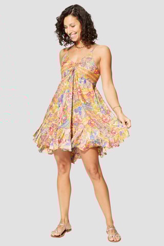 Robe patineuse - Jaune