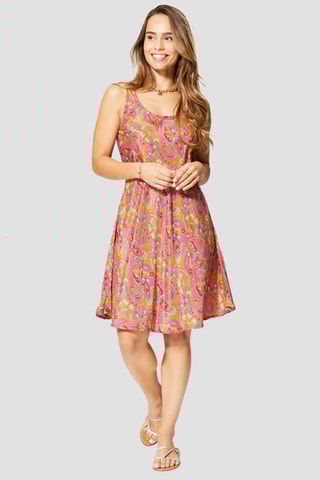 Robe trapèze - Rose