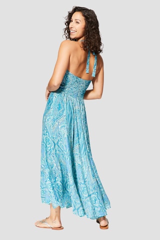 Robe longue - Bleu