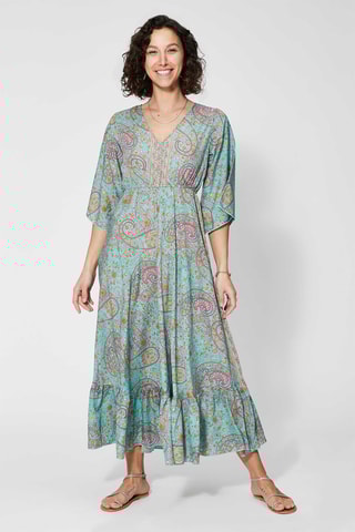 Robe longue - Turquoise