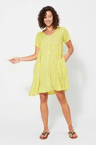 Robe patineuse - Jaune