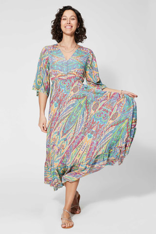 Robe longue - 
Multicolore
