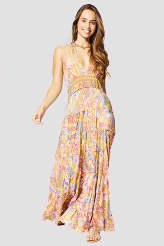 Robe longue - Orange