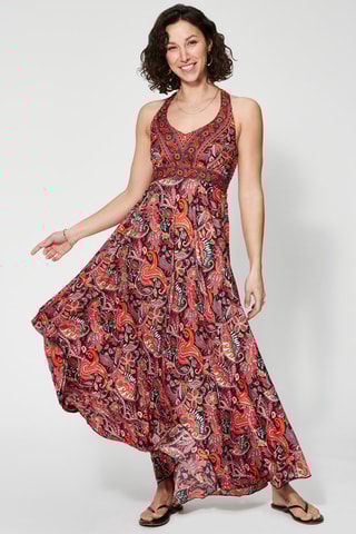 Robe longue - Rouge