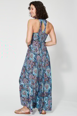 Robe longue - Bleu