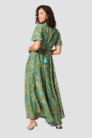 Robe longue 
Vert