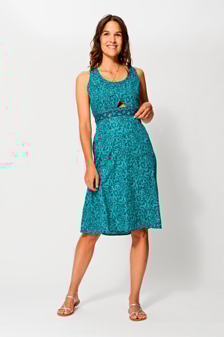 Robe droite Turquoise