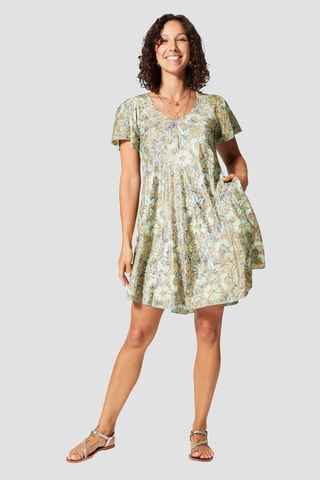 Robe patineuse - 
Vert
