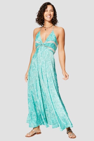 Robe longue - Turquoise