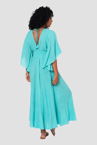 Robe longue - Turquoise