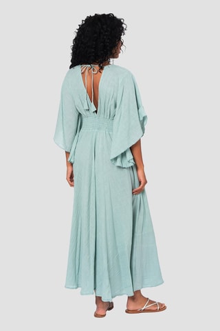 Robe longue - Vert d'eau