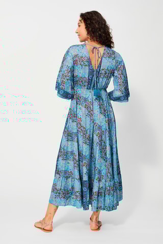 Robe longue Turquoise