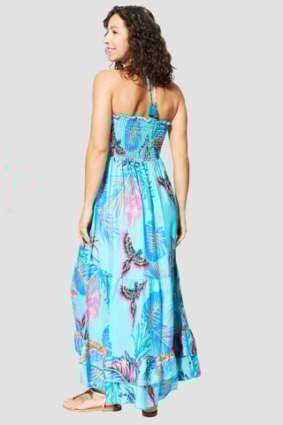 Robe longue - Bleu