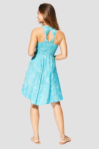 Robe patineuse 
Turquoise