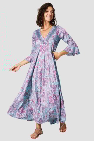 Robe longue - Bleu