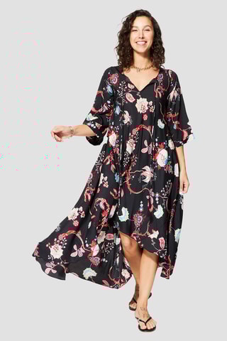 Robe longue - Noir