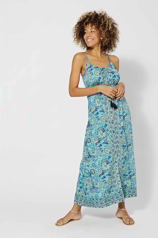 Robe longue - Bleu
