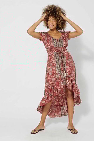 Robe longue - Rouge