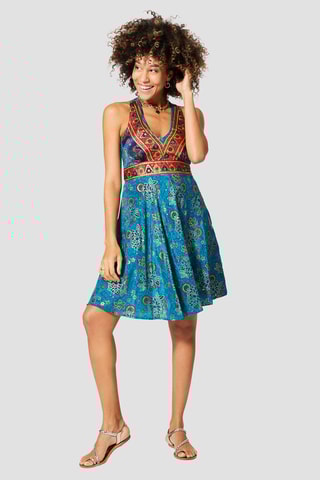 Robe patineuse - Bleu