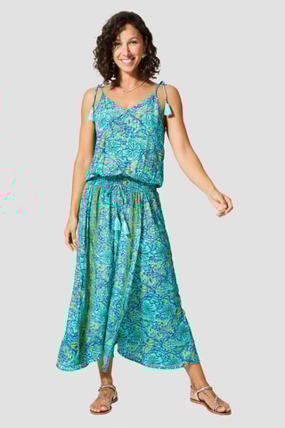 Combinaison - 
Turquoise et vert