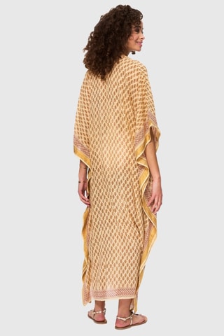 Caftan - Moutarde et bordeaux