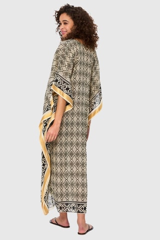 Caftan - Ecru et noir