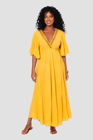 Robe longue - Jaune