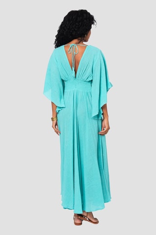 Robe longue - Turquoise