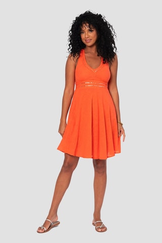 Robe patineuse - Orange