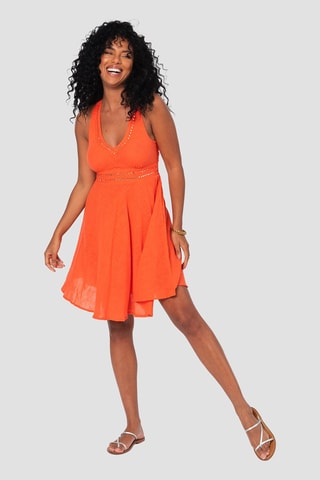Robe patineuse - Orange