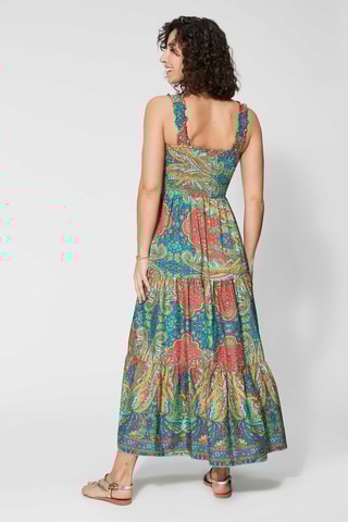 Robe longue - 
Vert