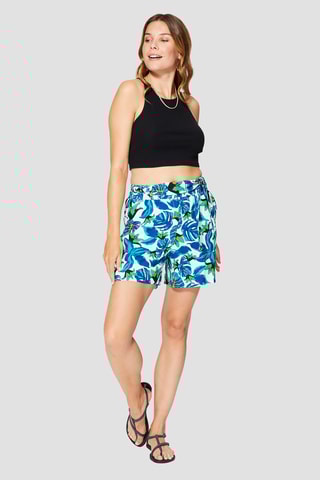 Short - Blanc et bleu 