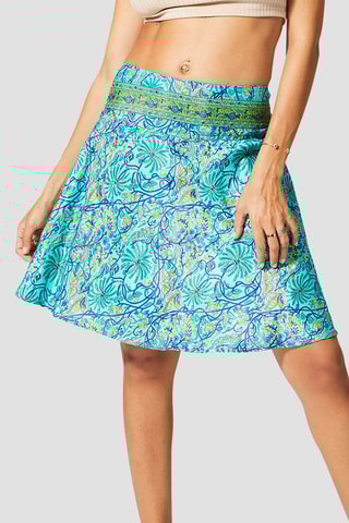 Jupe patineuse - Bleu