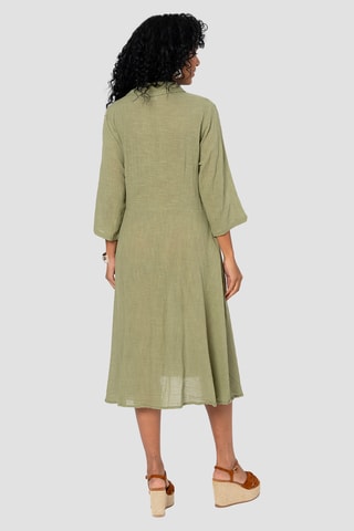 Robe chemise - Kaki