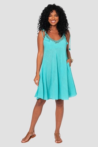 Robe patineuse - Turquoise