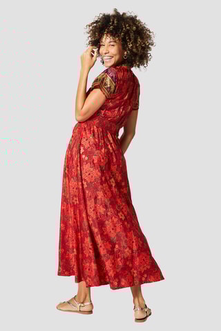 Robe chemise - Rouge