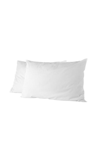 2 taies d'oreiller - Blanc