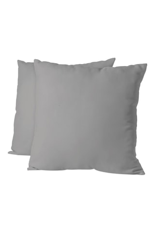 2 taies d'oreiller - Gris
