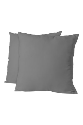 2 taies d'oreiller - Anthracite