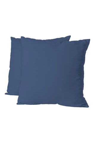 2 taies d'oreiller - Bleu