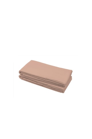 Drap plat en percale de coton 80 fils/cm² La Beguine - Rose