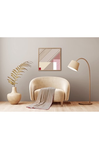 Plaid polaire jeté de canapé - 125 x 150 cm - Beige