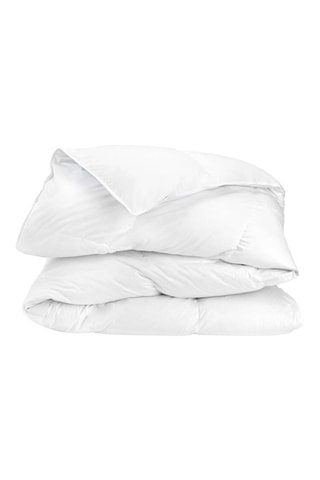 Couette en percale de coton 500 g/m² - Blanc