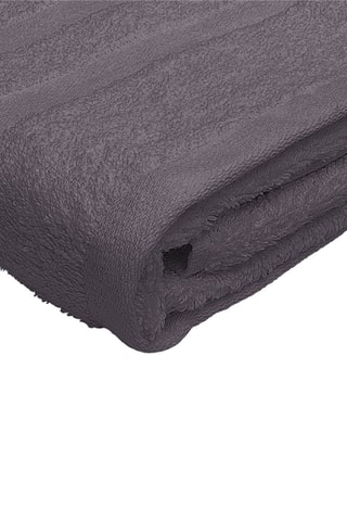 3 serviettes de toilette - Anthracite - 50 x 100 cm