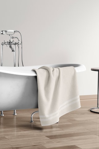 Serviette de toilette - Crème - 50 x 100 cm