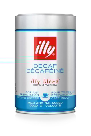 6 Blikken Gemalen Cafeïnevrije Koffie Illy- 6 x 250 g