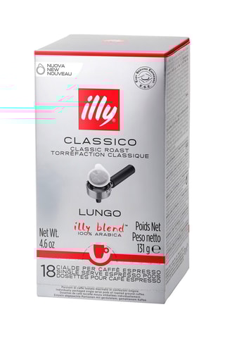 Koffie Classico Lungo Illy 
12 x 18 pads
