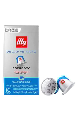 Cafeïnevrije Koffie Illy 
10 x 10 capsules