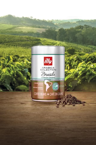 6 Blikken Arabica Koffiebonen Sélection Brésil Cerrado Mineiro - 6 x 250 g
