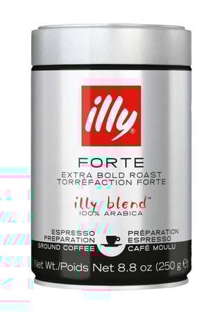 6 Blikken Gemalen Koffie met Sterke Branding Illy- 12 x 250 g